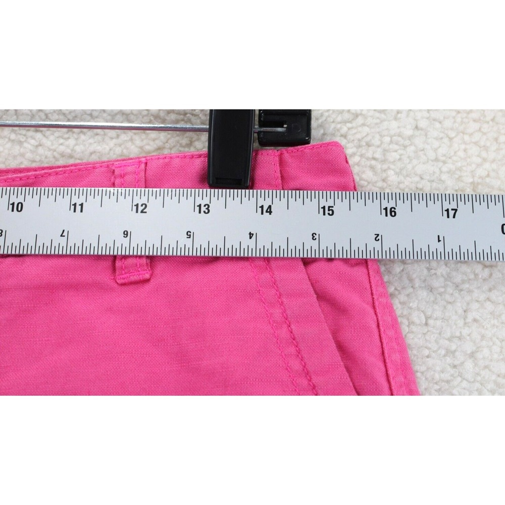 The North Face Womens Pink Chino Shorts Size 2 Long Casual Outdoor - Picture 7 of 13